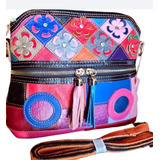 Croos Body Cartera Cuero  Estilo Desigual  