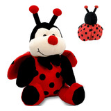 Ladybug - Peluche De Mariquita, Escarabajo, Insecto, Suave,.