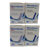 100 Tiras 100 Lancetas De Prueba Glucoquick G30a 