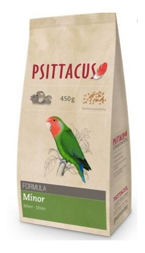 Croquetas P/agapornis Aves Pequeñas Medianas Psittacus 450g