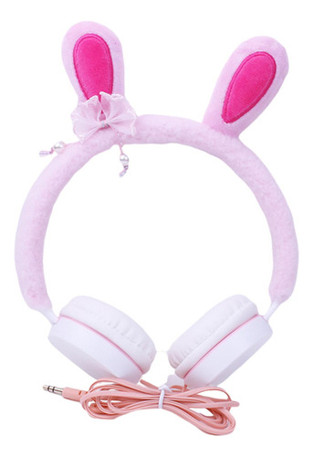 Niños Niñas Pequeñas Auriculares Con Cable Control Rosa