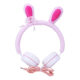 Niños Niñas Pequeñas Auriculares Con Cable Control Rosa