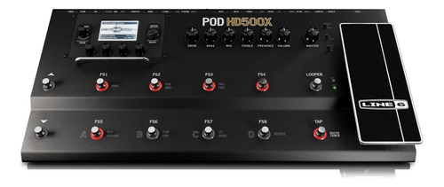 Pedalera Multiefectos Line 6 Pod Hd500x, Con Fuente Bivolt 