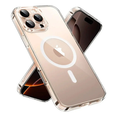 Funda Protectora Magnética Transparente Ugreen Classy Para iPhone 16 Pro (transparente) Liso