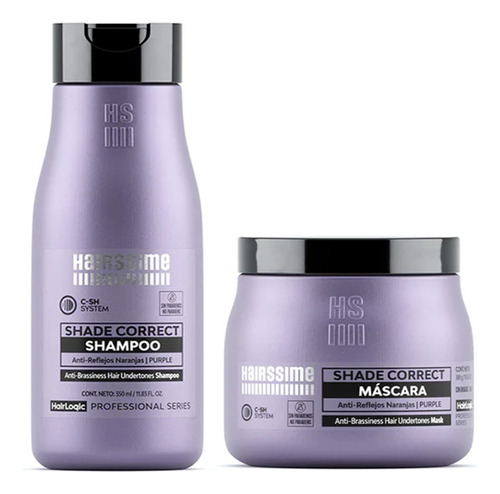 Hairssime Hair Logic Kit Sh Y Masc Shade Correct Purple 