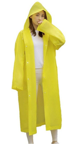 Capa Impermeable Portátil Para Lluvia Tipo Gabardina