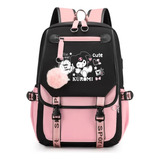 Mochila Escolar Sanrio Kuromi Para Niñas De Secundaria, Vers