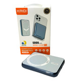 Carregador Indução Power Bank Magnético 5000aah Kd-995