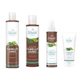 Shampoo Para Piojos+gel+ Spray+aceite Cabello Sano Kit Shelo