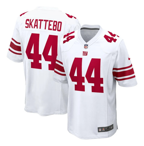 Jersey Nfl New York Giants Skattebo 44 Blanco | Meses sin interés
