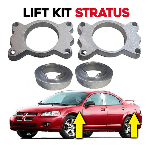 Lift Kit 1.5  Aumentos Resorte Stratus / Cirrus 1995 - 2006