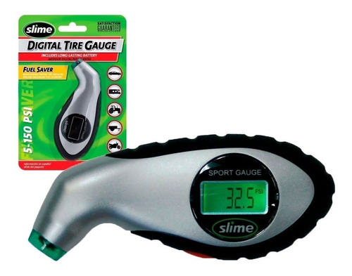 Medidor Presion Digital Bici/auto Con Adaptador - Slime -