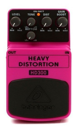 Pedal Para Guitarra Hd300 Behringer Heavy Distortion