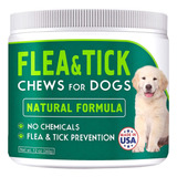 Chewable Flea And Tick Treats For Dogs - Made In Usa - Flea