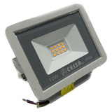 Reflector Led 10w Luz Color Amarillo O Ámbar 85-265v 1000 Lm