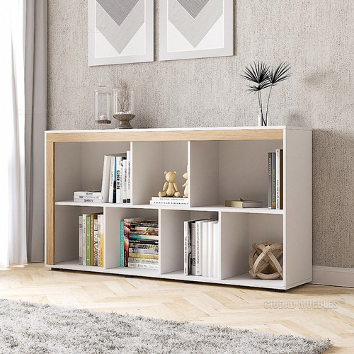 Mueble Biblioteca Organizador De Oficina Baja Meier 150x80cm