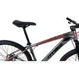 Bicicleta Aro 29 Gts Pro M5 - 27 Velocidades Cor Grafite/vermelho Tamanho Do Quadro 17