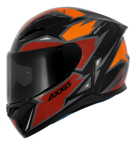 Capacete Masculino Axxis Segment Mad Vermelho Brilhante