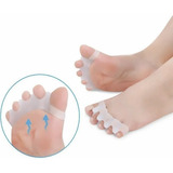 Pack 2, Separador Dedos Pie Silicona  Dedos Hallux Valgus