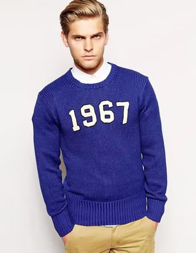 Polo Ralph Lauren Sweater Vintage Royal 1967 Hombre