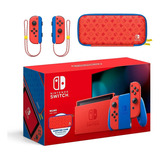 Consola Nintendo Switch Con Diseño De Mario Rojo/azul
