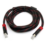 Pack 4 Cables Hdmi 5 Metros Full Hd Uso Rudo