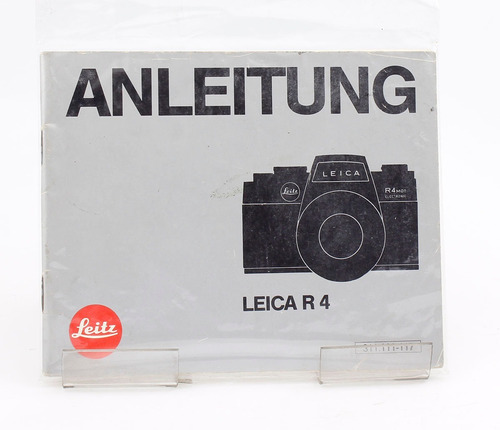 Manual De Instrucciones Leica R4 Aleman