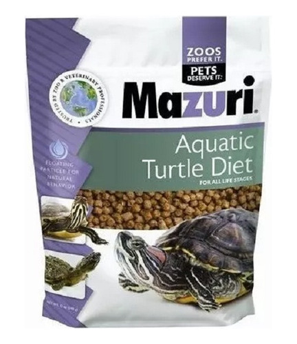 Mazuri Tortuga Acuatica Alimento Aquatic Turtle Diet 450 Grs