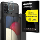 Protector Para Samsung Galaxy A02s/ A02s 5g Negro 2 Piezas