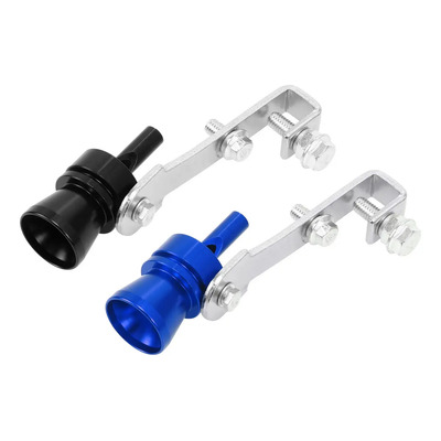 Silenciador Turbo Escape Simulador Silbato Azul Negro M 2pcs | Meses sin interés