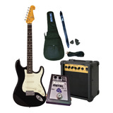Combo Guitarra Electrica Sx + Amplificador + Pedal Fx + Acc