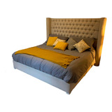 Cama Matrimonial Zafiro Beige Këssa Muebles