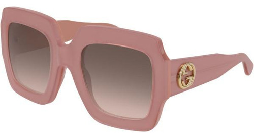 Gucci Gg0178s 007 Oversized Square Terracota Cafe