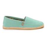 Alpargata Yute Suede Aqua