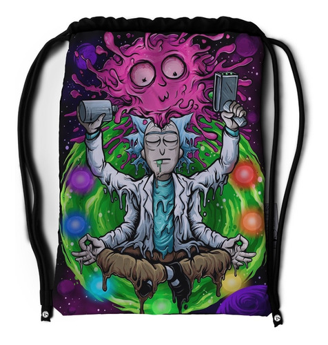Tula Deportiva Impermeable Rick And Morty