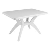 Mesa Plastica Cuadrada Blanca 82x82x70cm Bighouse