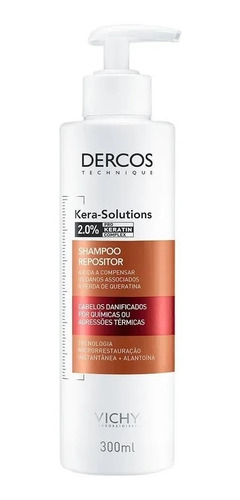 Shampoo Repositor Cabelos Danificados Dercos Vichy 300ml