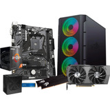 Pc Cpu Gamer Ryzen 5 5600 Rtx 3060 12 Gb Rgb 16 Ram 1 Tb M.2