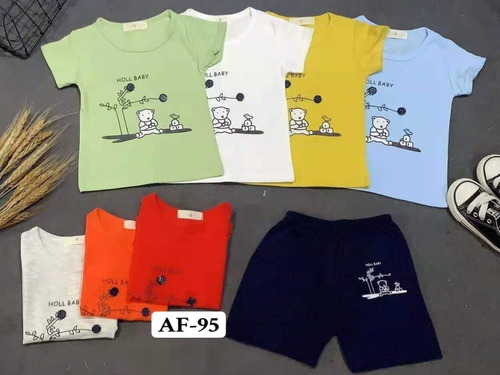 Conjuntos Shorts Polera Niño Desde 1 Año A 4 Años