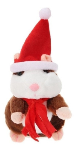 Hamster Natal Falante Repete O Que Fala - Pronta Entrega