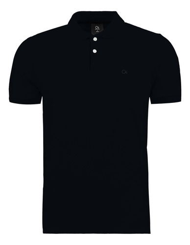 Camisa Polo Infantil Ogochi Essencial Piquet Preta