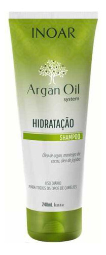 Shampoo Bisnaga Argan Oil Inoar 240ml