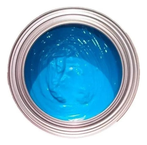 1,020kg Tinta P/ Picina De Fibra De Vidro Gel Coat Iso Azul