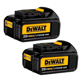 Kit 2 Baterias 3,0ah 20,0v Íon De Lítio Max Premium Dewalt