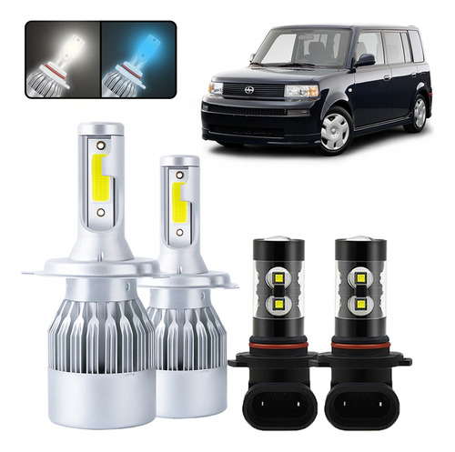 Kit De Focos Led H4 9006 Para Scion Xb 2004-2006