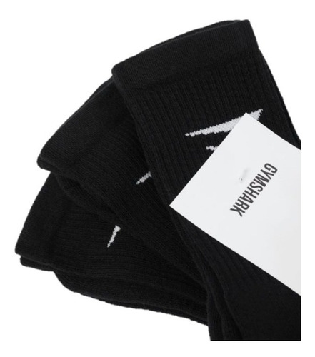 Gymshark Crew Socks 3pk Calcetas 3/4 -black