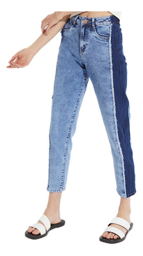 Jeans Mujer Mom 1618 Azul Paradise Jeans