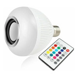 Bombillo Parlante Bluetooth Control Luz Rgb Musical Altavoz