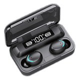 Auriculares Bluetooth In-ear Gamer F9-5 Negro Inalámbricos