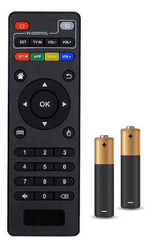Controle Para Tv Box Pequeno Universal Smart Tv + Pilhas